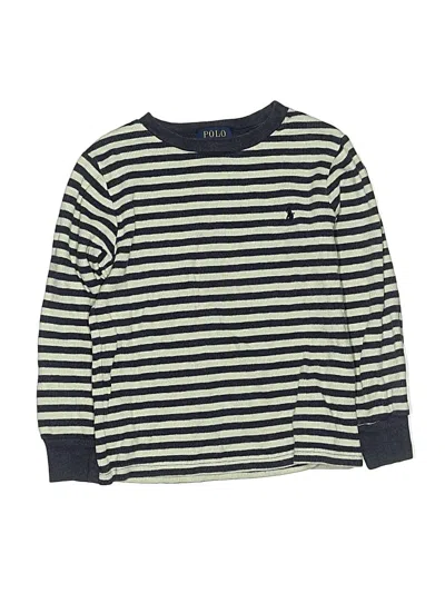 Pre-owned Polo By Ralph Lauren Kids' Long Sleeve T-shirt In White
