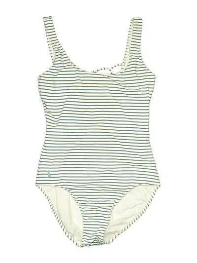 Pre-owned Polo By Ralph Lauren One Piece Swimsuit In Ivory