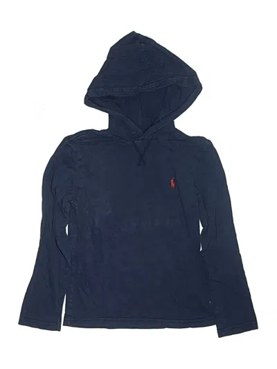 Pre-owned Polo By Ralph Lauren Kids' Pullover Hoodie In Blue