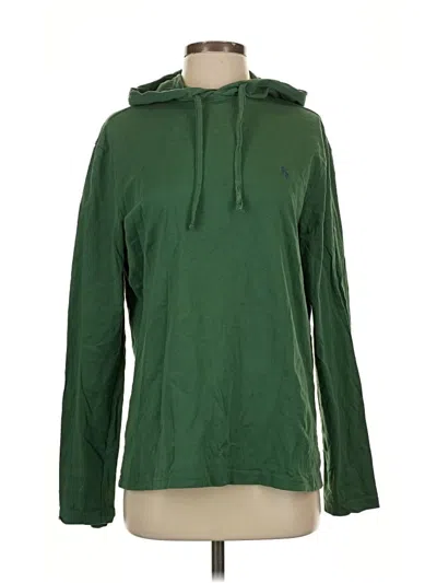 Pre-owned Polo By Ralph Lauren Pullover Hoodie In Green