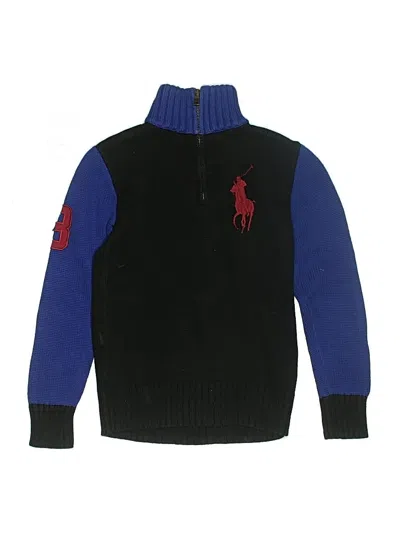 Pre-owned Polo By Ralph Lauren Kids' Pullover Sweater In Blue