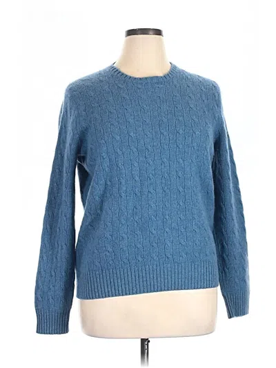 Pre-owned Polo By Ralph Lauren Pullover Sweater In Blue