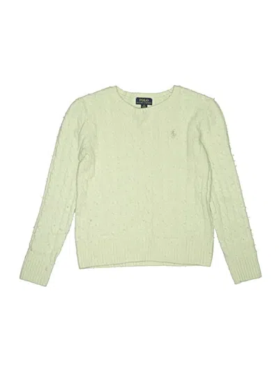Pre-owned Polo By Ralph Lauren Kids' Pullover Sweater In Green