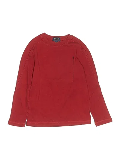 Pre-owned Polo By Ralph Lauren Kids' Pullover Sweater In Red