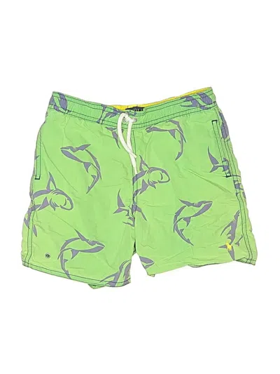 Pre-owned Polo By Ralph Lauren Kids' Rash Guard In Green