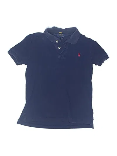 Pre-owned Polo By Ralph Lauren Kids' Short Sleeve Polo In Blue