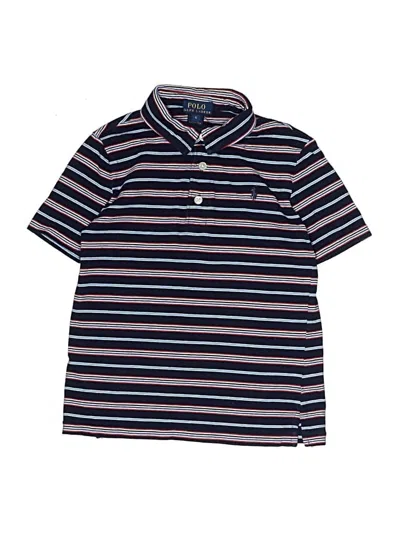 Pre-owned Polo By Ralph Lauren Kids' Short Sleeve Polo In Blue