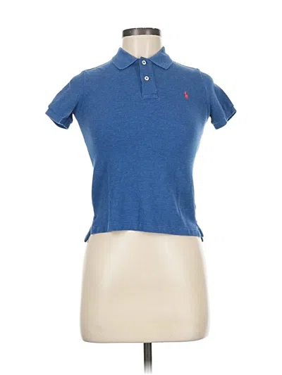Pre-owned Polo By Ralph Lauren Short Sleeve Polo In Blue
