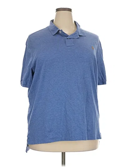 Pre-owned Polo By Ralph Lauren Short Sleeve Polo In Blue