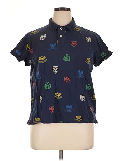 Pre-owned Polo By Ralph Lauren Short Sleeve Polo In Blue