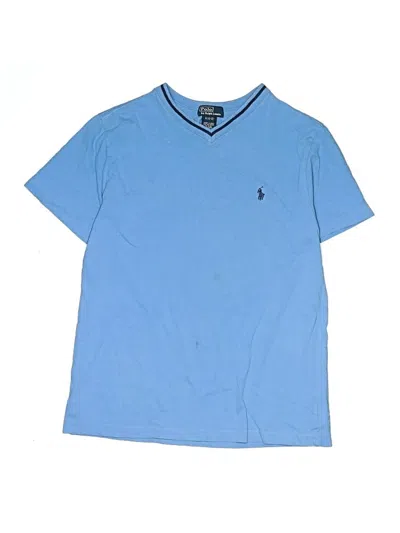 Pre-owned Polo By Ralph Lauren Kids' Short Sleeve Polo In Blue