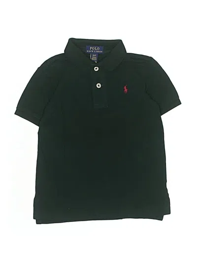 Pre-owned Polo By Ralph Lauren Kids' Short Sleeve Polo In Green