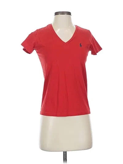 Pre-owned Polo By Ralph Lauren Short Sleeve Polo In Red