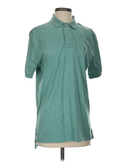 Pre-owned Polo By Ralph Lauren Short Sleeve Polo In Teal