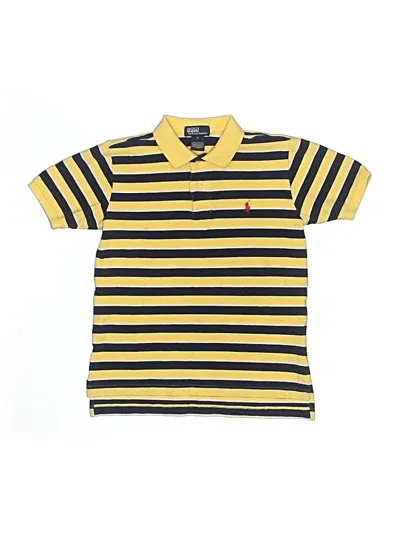 Pre-owned Polo By Ralph Lauren Kids' Short Sleeve Polo In Yellow