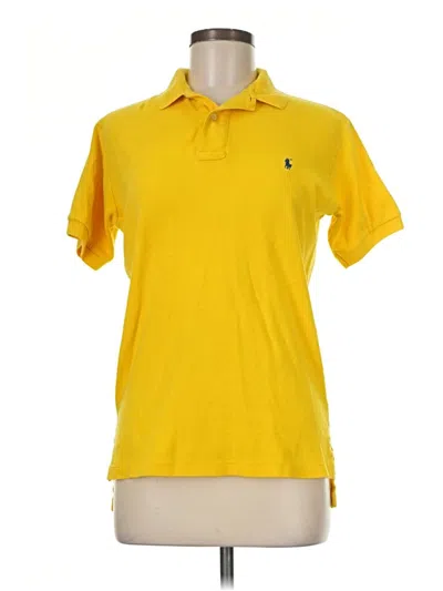 Pre-owned Polo By Ralph Lauren Short Sleeve Polo In Yellow