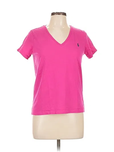 Pre-owned Polo By Ralph Lauren Short Sleeve T-shirt In Pink