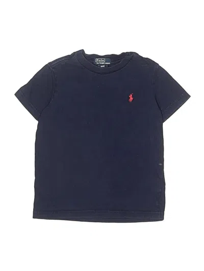 Pre-owned Polo By Ralph Lauren Kids' Short Sleeve T-shirt In Blue
