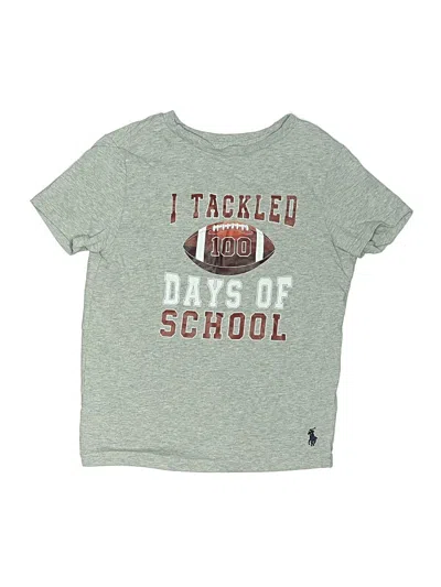 Pre-owned Polo By Ralph Lauren Kids' Short Sleeve T-shirt In Gray