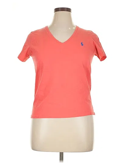 Pre-owned Polo By Ralph Lauren Short Sleeve T-shirt In Orange