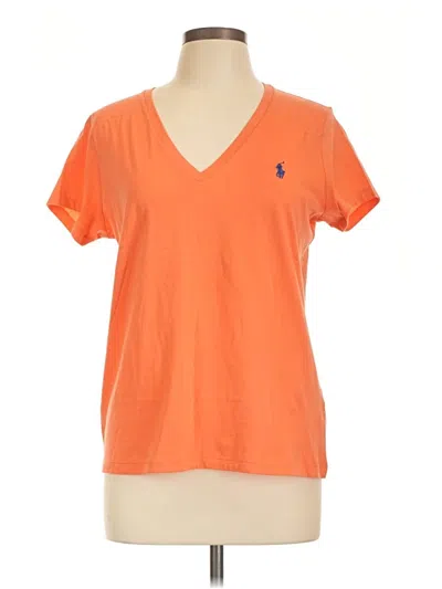 Pre-owned Polo By Ralph Lauren Short Sleeve T-shirt In Orange