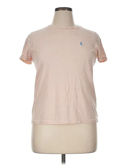 Pre-owned Polo By Ralph Lauren Short Sleeve T-shirt In Pink