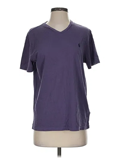 Pre-owned Polo By Ralph Lauren Short Sleeve T-shirt In Purple