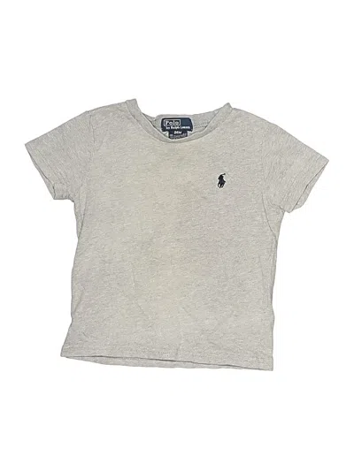 Pre-owned Polo By Ralph Lauren Kids' Short Sleeve T-shirt In Silver