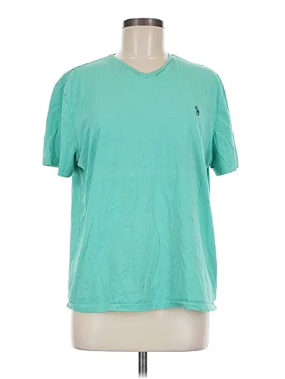 Pre-owned Polo By Ralph Lauren Short Sleeve T-shirt In Teal