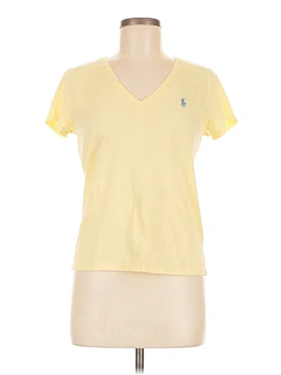 Pre-owned Polo By Ralph Lauren Short Sleeve T-shirt In Yellow