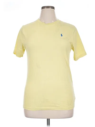 Pre-owned Polo By Ralph Lauren Short Sleeve T-shirt In Yellow