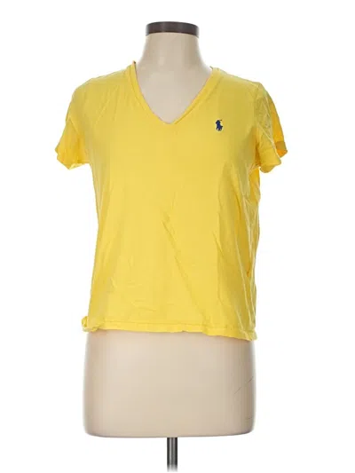 Pre-owned Polo By Ralph Lauren Short Sleeve T-shirt In Yellow