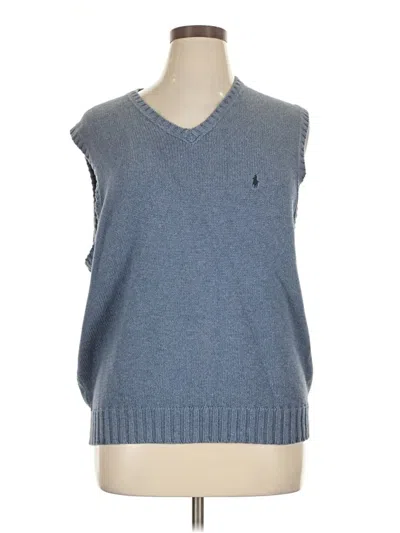 Pre-owned Polo By Ralph Lauren Sweater Vest In Blue