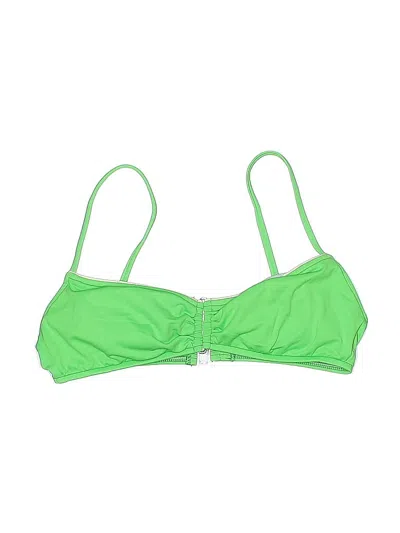 Pre-owned Polo By Ralph Lauren Swimsuit Top Green Swimwear