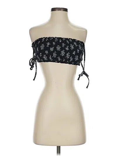 Pre-owned Polo By Ralph Lauren Tube Top Black Strapless Neckline Tops