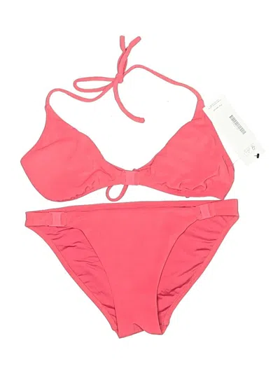 Pre-owned Polo By Ralph Lauren Two Piece Swimsuit In Pink