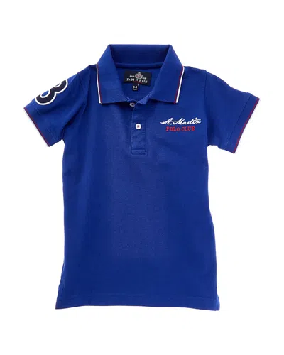 Polo Club St. Martin Kids'  Polo Shirt In Blue