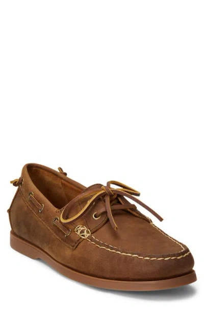 Polo Merton Boat Shoe In Brown