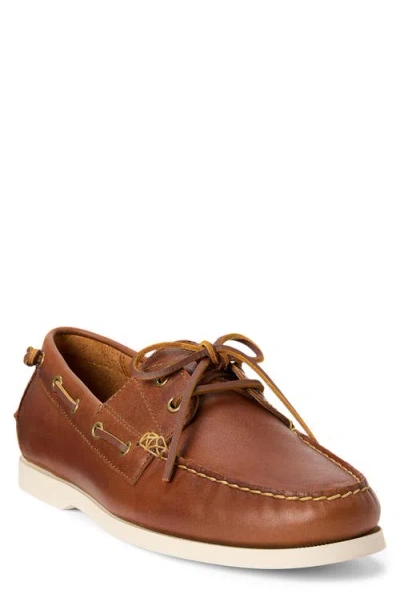 Polo Merton Boat Shoe In Brown