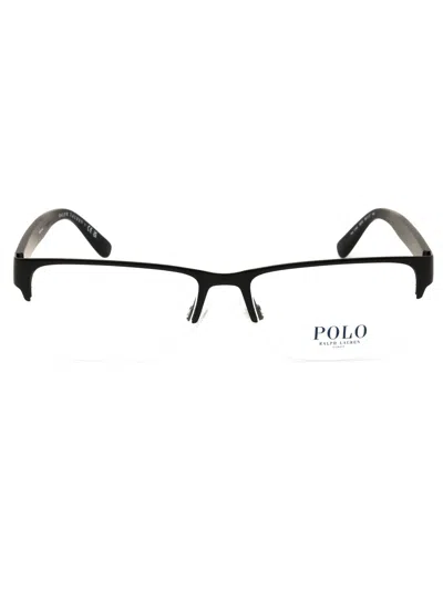 Polo Ph1164 Eyeglasses In Matte Black / Clear Demo Lens