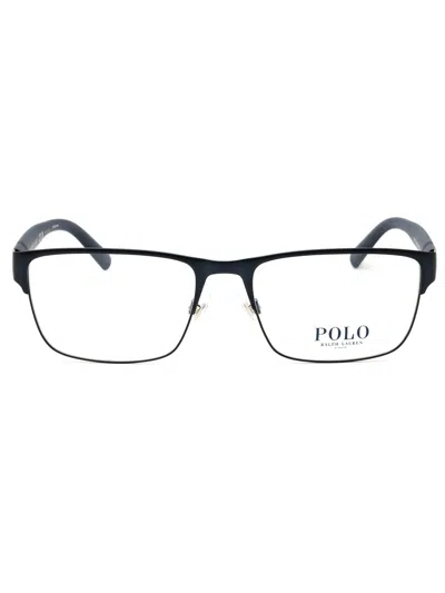 Polo Ph1175 Eyeglasses In Matte Navy Blue / Clear Demo Lens