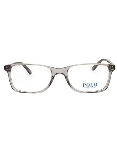 Polo Ph2155 Eyeglasses In Grey / Clear Demo Lens
