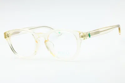 Polo Ralph Lauren 0ph2262f Round Frame Eyeglasses In Clear