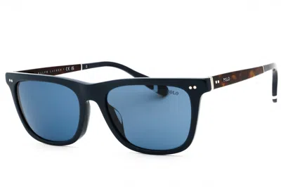 Polo Ralph Lauren 0ph4205u Rectangular Acetate Sunglasses In Black