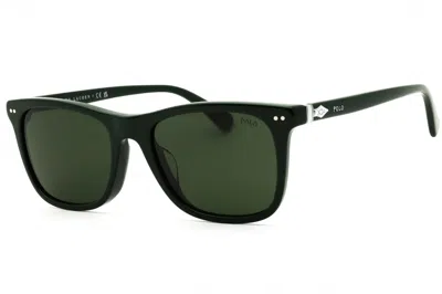 Polo Ralph Lauren 0ph4220f Rectangular Acetate Sunglasses In Green