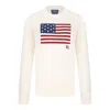 Polo Ralph Lauren Long Sleeve Crew Neck Polo Jumper In Neutral