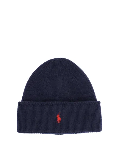 Polo Ralph Lauren 100% Wool Hat For Women In Blue