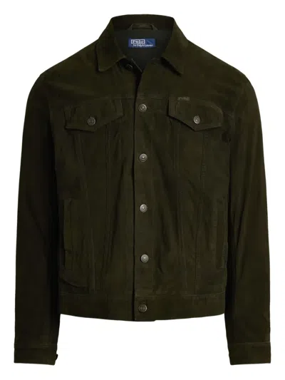 Polo Ralph Lauren 绒面皮正面口袋夹克