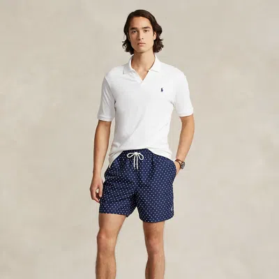 Polo Ralph Lauren 14.6 Cm Traveller Classic Swimming Trunk In Sail Fish Tile