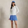 Polo Ralph Lauren 15" Eyelet A-line Skort In Summer Blue